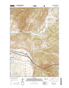 2014 Map of Kelly Creek, 2014 Print