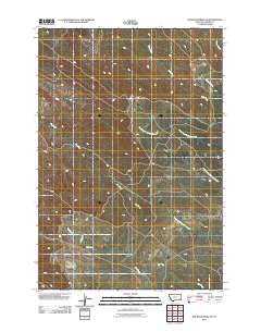 2011 Map of Knudson Draw NE, 2011 Print
