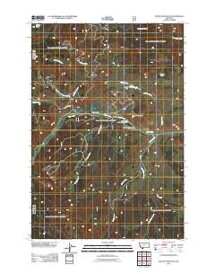 2011 Map of Lincoln Mountain, 2011 Print