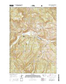 2014 Map of Lincoln Mountain, 2014 Print