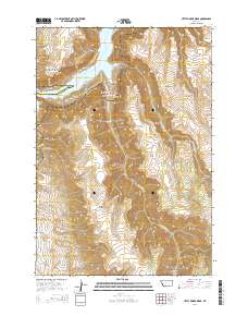 2014 Map of Little Finger Ridge, 2014 Print