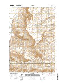 2014 Map of Madison Plateau, 2014 Print