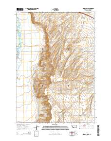 2014 Map of Manhattan SW, 2014 Print