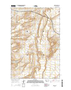 2014 Map of Merino, 2014 Print