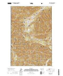 2020 Map of Mixes Baldy, 2020 Print