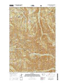 2014 Map of Mount Blackmore, 2014 Print