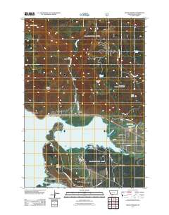 2011 Map of Mount Hebgen, 2011 Print