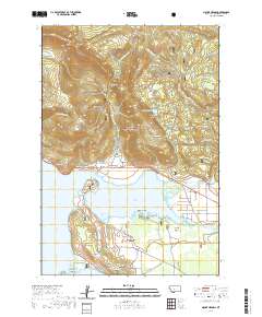 2020 Map of Mount Hebgen, 2020 Print