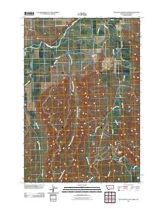 2011 Map of Mountain Pocket Creek, 2011 Print