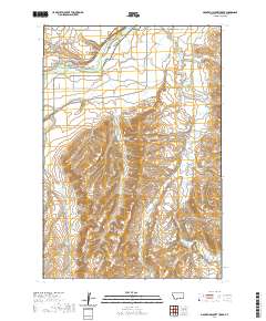 2020 Map of Mountain Pocket Creek, 2020 Print