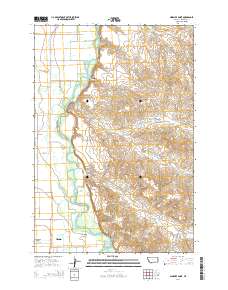2014 Map of Ninemile Point, 2014 Print