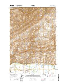 2014 Map of Nixon Gulch, 2014 Print