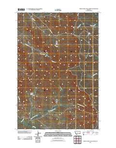 2011 Map of North Fork Alkali Creek, 2011 Print