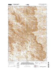2014 Map of North Fork Alkali Creek, 2014 Print