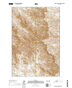2020 Map of North Fork Alkali Creek, 2020 Print
