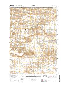 2014 Map of North Telegraph Creek, 2014 Print