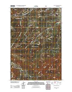 2011 Map of Ousel Falls, 2011 Print