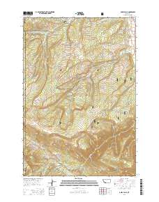 2014 Map of Ousel Falls, 2014 Print
