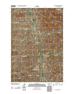 2011 Map of Padlock Ranch, 2011 Print