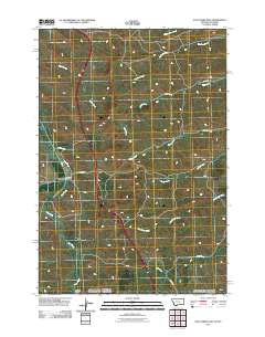2011 Map of Pass Creek East, 2011 Print
