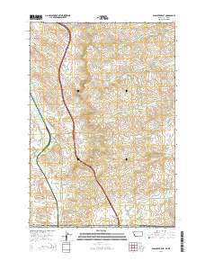 2014 Map of Pass Creek East, 2014 Print