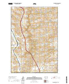2020 Map of Pass Creek East, 2020 Print