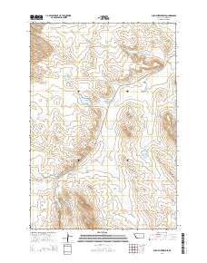 2014 Map of Phillippi Reservoir, 2014 Print