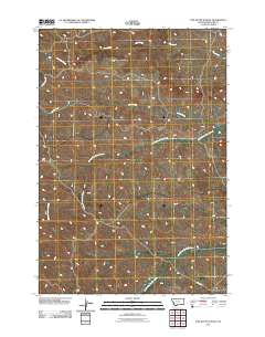 2011 Map of Pine Butte School, 2011 Print