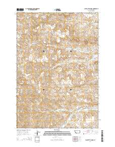 2014 Map of Pine Butte School, 2014 Print
