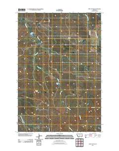 2011 Map of Piney Butte, 2011 Print