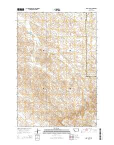 2014 Map of Piney Butte, 2014 Print
