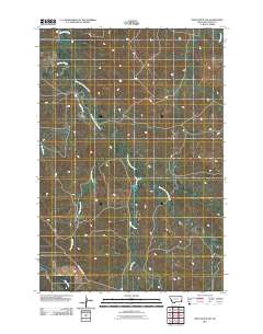 2011 Map of Piney Butte SW, 2011 Print