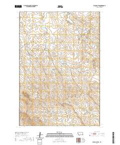 2020 Map of Potato Buttes, 2020 Print