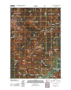2011 Map of Ramshorn Peak, 2011 Print