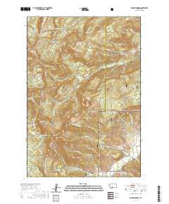 2020 Map of Ramshorn Peak, 2020 Print