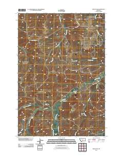 2011 Map of Roscoe NE, 2011 Print