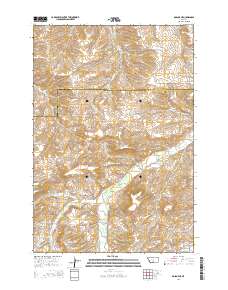 2014 Map of Roscoe NE, 2014 Print