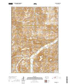 2020 Map of Roscoe NE, 2020 Print