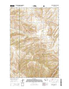 2014 Map of Ruby Mountain, 2014 Print