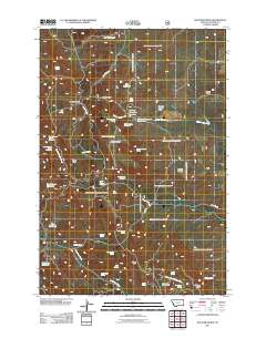 2011 Map of Rustler Divide, 2011 Print
