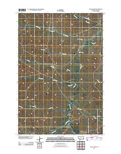 2011 Map of Skunk Creek, 2011 Print
