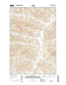 2014 Map of Skunk Creek, 2014 Print