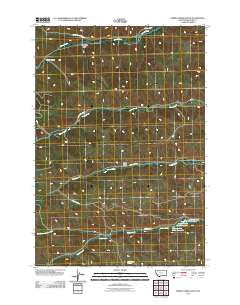 2011 Map of Spring Creek Ranch, 2011 Print