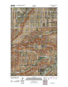 2011 Map of Stanford NE, 2011 Print
