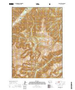 2020 Map of Sylvan Peak, 2020 Print