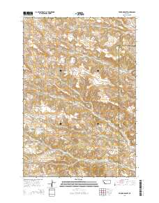 2014 Map of Taintor Desert, 2014 Print