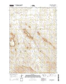 2014 Map of Tip Top Butte, 2014 Print