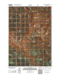 2011 Map of Upper Tepee Basin, 2011 Print