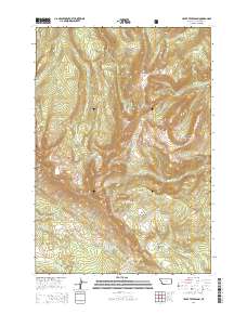 2014 Map of Upper Tepee Basin, 2014 Print