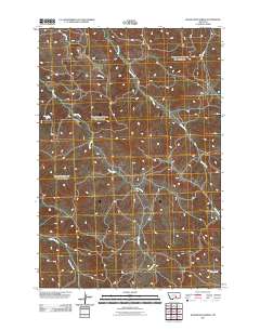 2011 Map of Wagon Box Spring, 2011 Print
